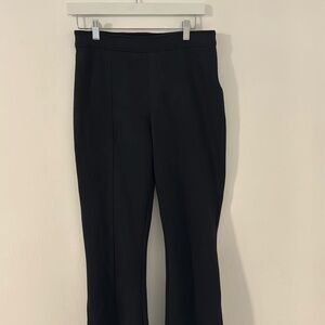 Spanx velvet blue flare leg size large pants